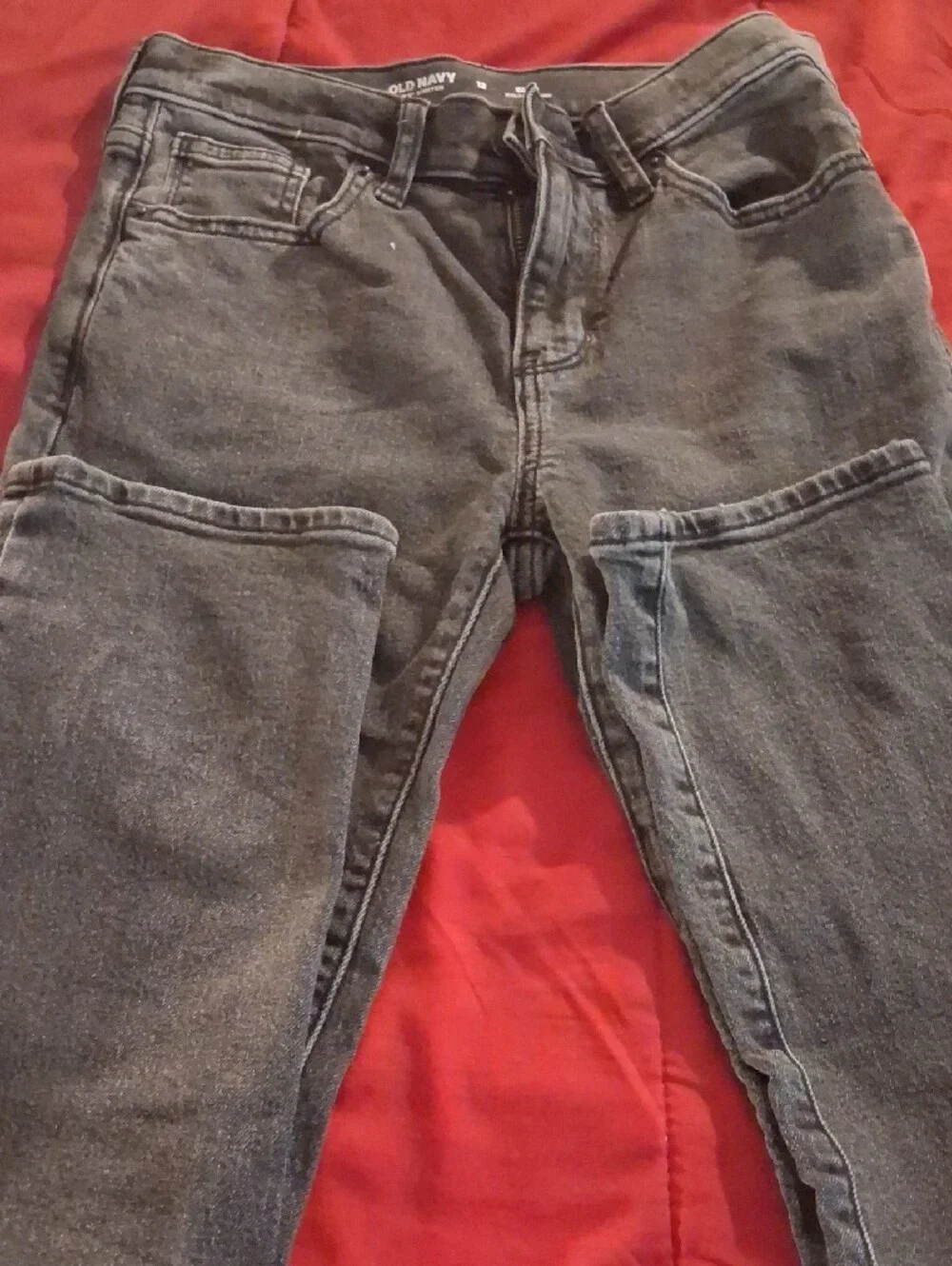 Old Navy Slim High-Rise Charcoal Gray Jeans